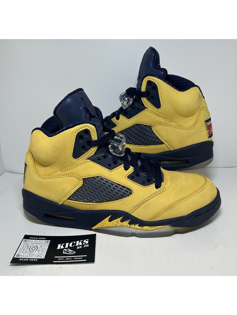 Air Jordan 5 Retro Michigan 2019 - Size 8 OG ALL - (CQ9541-704)
